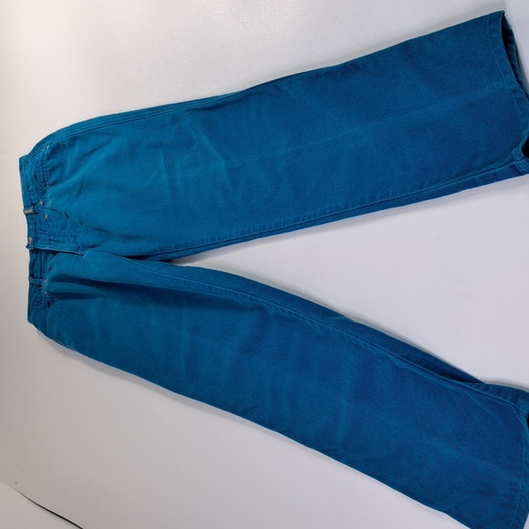 Rockies Vintage High-Rise Western Turquoise Jeans Waist 27 Inseam 37 Tall - Picture 11 of 17